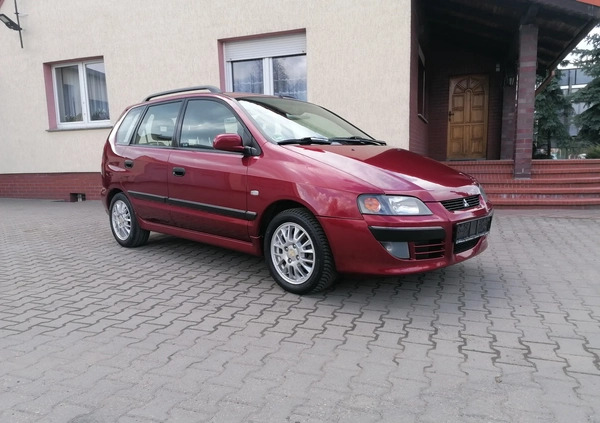 Mitsubishi Space Star cena 7400 przebieg: 213000, rok produkcji 2004 z Międzychód małe 154